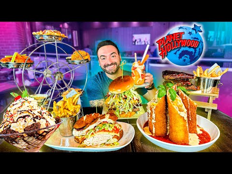 LASANHA FRITA, Costela & Burgers! | PLANET HOLLYWOOD