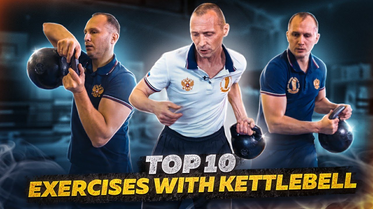 Crazy muscle pumping with a 16 kg kettlebell for strength and explosive punching