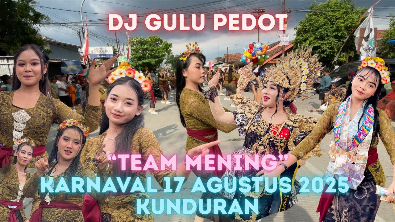 DJ GULU PEDOT X CINTA MERAH JAMBU | KARNAVAL 17 AGUSTUS 2025 KUNDURAN