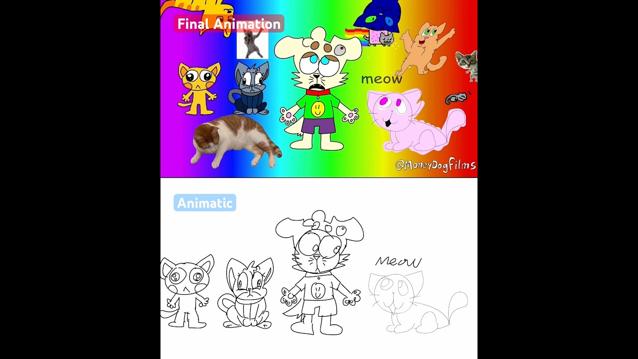 SNOOKYS DIGITAL ADVENTURE!!!! Animatic/Animation Comparison 