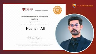 Husnain Ali Testimonial | Stanford Data Ocean