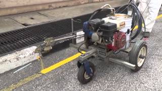Paint Demonstration: Water Based Road Marking