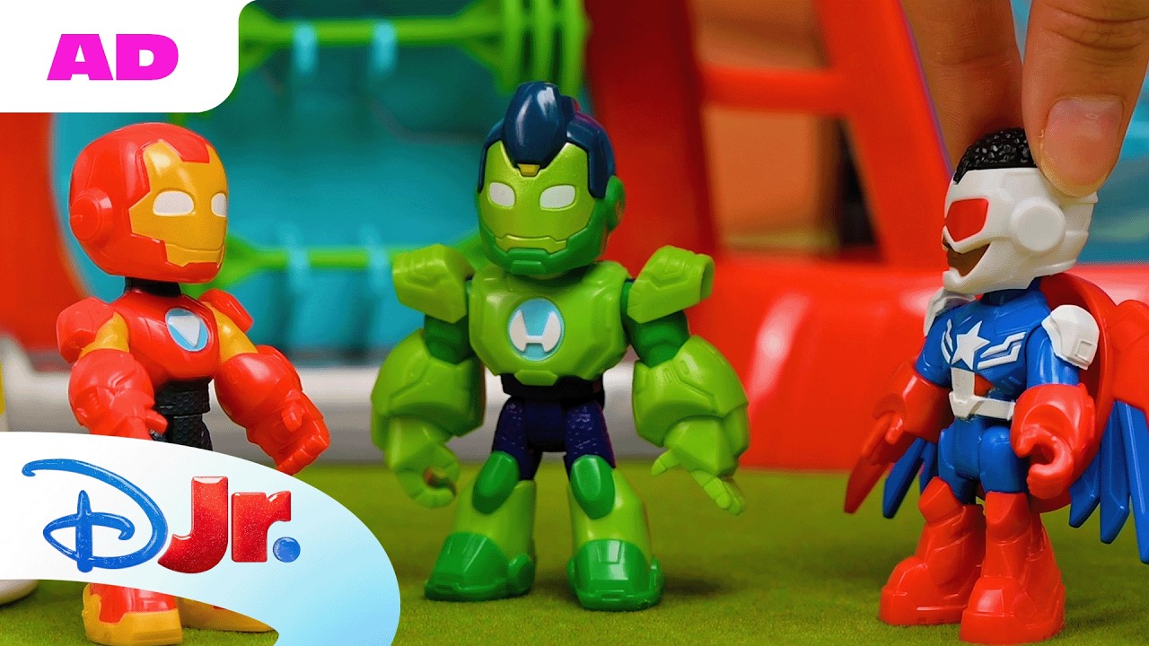 AD | Iron Man vs. Ultron! Iron Man’s Toy Adventure⚡️ | Iron Man and His Awesome Friends |@disneyjr