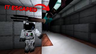 Surviving a Space Monster in Minecraft