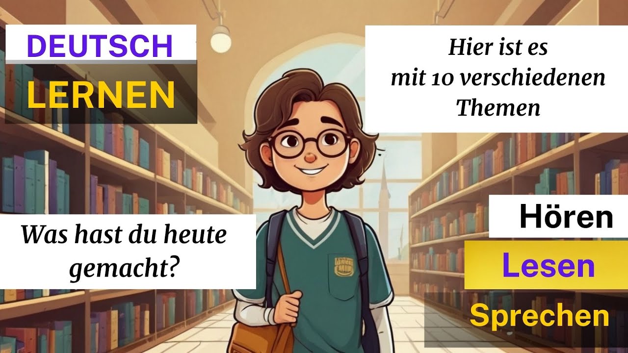 Was Hast Du Heute Gemacht Englisch Was hast du heute gemacht? Mit 10 verschiedenen Themen | Lernen