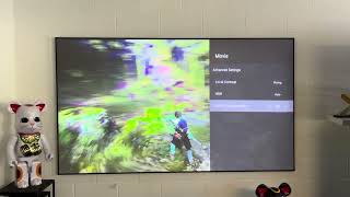 XGIMI AURA Ultra Short Throw 4K Projector without Motion Compensation Comparison.