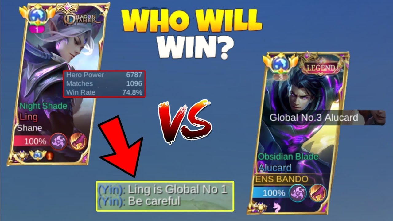 BANDO VS SHANE | Top Global Alucard vs Top 1 Global Ling!!😱 | Lifesteal ...