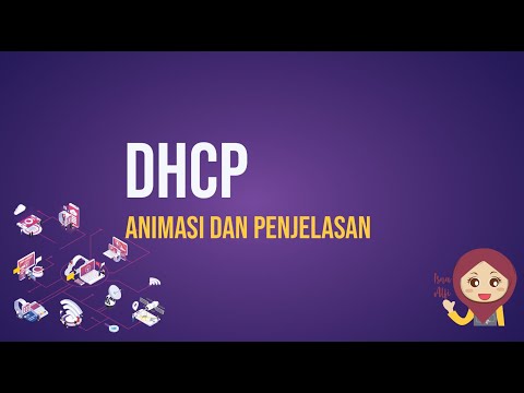 Animasi dan penjelasan cara kerja Dynamic Host Configuration Protocol (DHCP) dalam Bahasa Indonesia