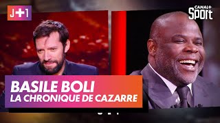 Julien Cazarre avec Basile Boli