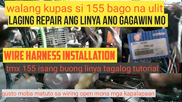 HONDA 155 PAANO MAG INSTALL NG ISANG BUONG WIRE HARNESS