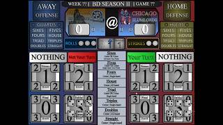 Preseason || Bonn Die || Game 2 || New York Sewer Rats @ Chicago Slumlords