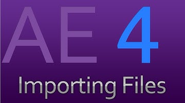 After Effects Tutorial - Importing Video and Layer Controls