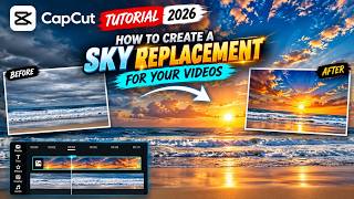 How to Change the Sky in Your Videos Using CapCut PC // Sky Replacement Step-by-Step Tutorial screenshot 4