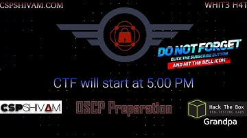 HTB Grandpa CTF solving - OSCP Preparation [ LIVE ]