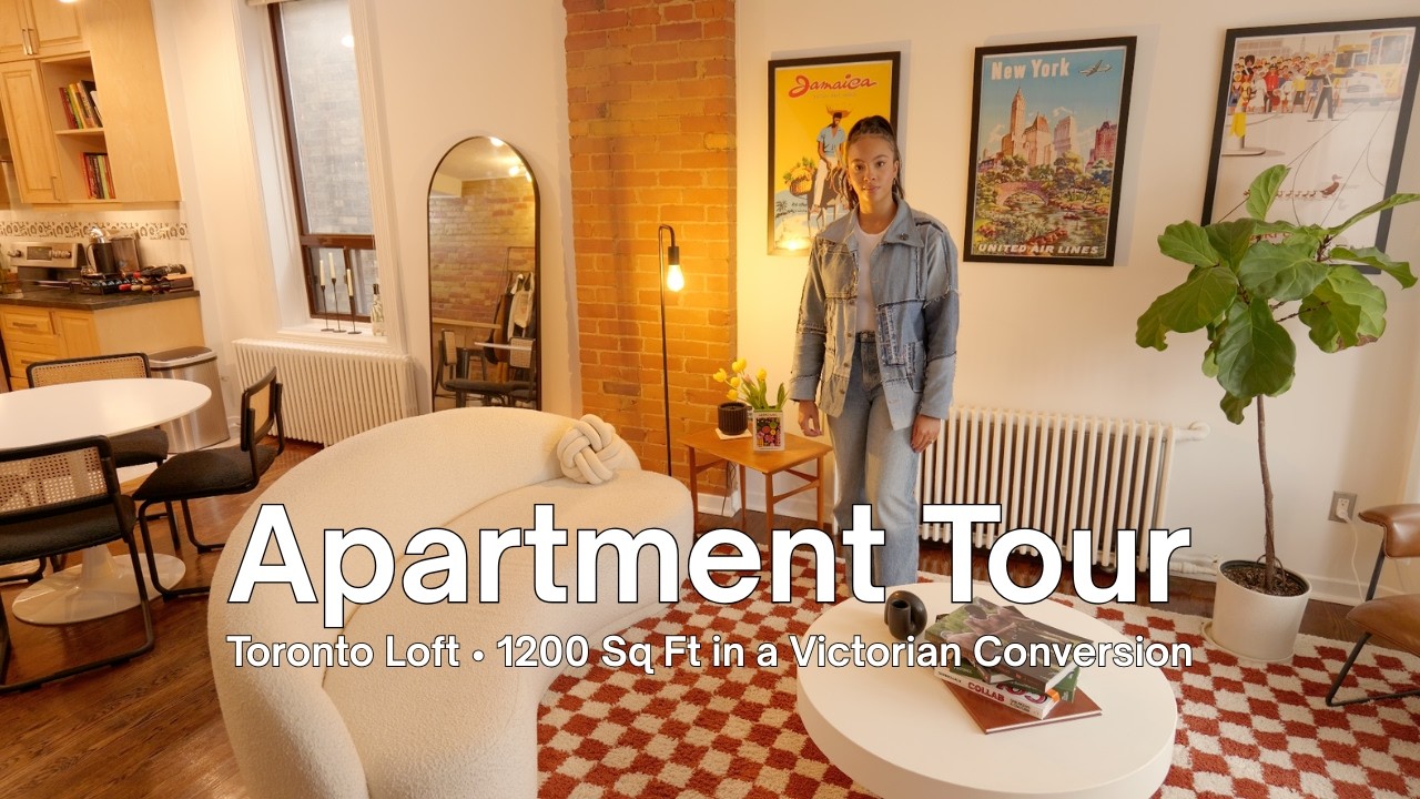 Touring a Unique Loft Apartment in a Toronto Converted Victorian Home, 1200sqft/111sqm