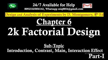 2k Factorial Design | 2k Factorial Lecture | 2k Problem Solved By Hand Part 1