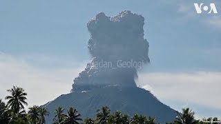 Indonesia's Mount Ibu erupts, spewing ash clouds| VOA News
