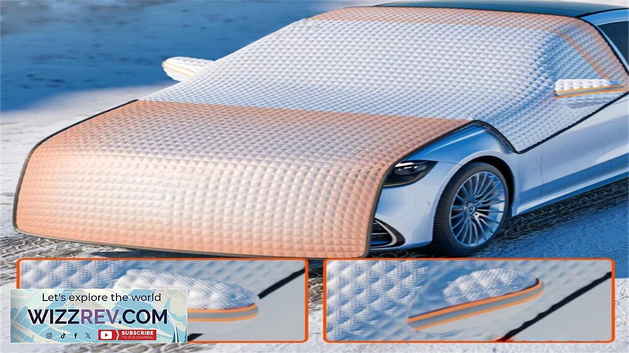 Автомобильные чехлы от снега, зимние, наружные, лобовое стекло, полностью покрытые водонепроницае...