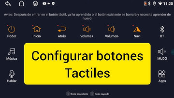 Botón invisible, configurar los botones táctiles de la  radio android Junsun V1 menú 000000!