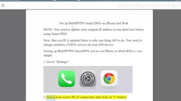 Set up HideIPVPN Smart DNS on iPhone/iPod