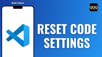 How to reset Visual Studio Code to Default Settings