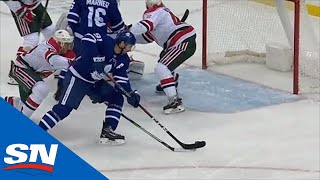 Maple Leafs’ John Tavares Puts in Rebound For 300th Career Goal