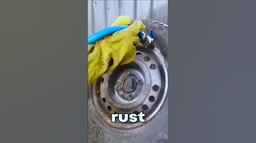 Satisfying RUST Removal🌬️ #satisfying #shorts