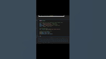 🎨✨ Colorful "Happy Ramadan Mubarak" ASCII Art in Python 🌙💜#apnacode #coding #viralvideo #shortvideo