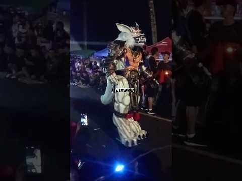 mascot serigala putih #pesonagondanglegi