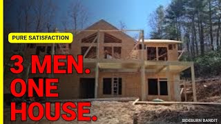 3man crew “Nobody Understands How Hard This Part Is…”#construction#framing #carpentry #bluecollar