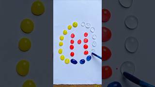 Water drop color mixing #shorts #art #waterdrop #colormixing #405