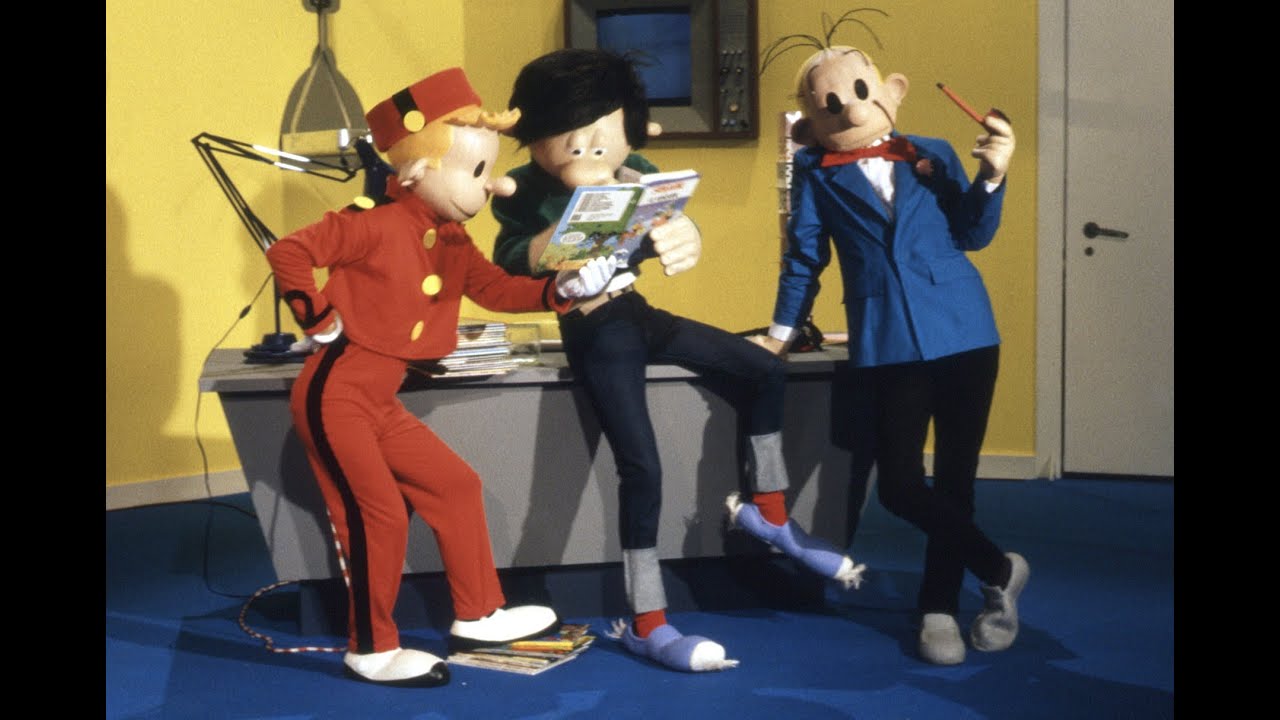 &quot;Merci Gaston&quot; de 1989, la première adaptation audiovisuelle de Gaston Lagaffe (avec Spirou et Fantasio) avec des acteurs en costumes prosthétiques/animatroniques...