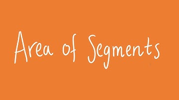 Area of segments | Unit 3 and 4 VCE Further Maths