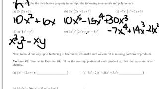 Common Core Algebra 2: Unit 1, Lesson 4