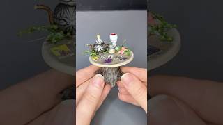 Making a Tiny #Tarot Card Table out of a Stump