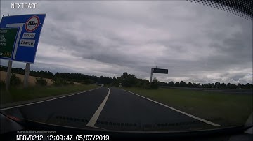 Dash cam footage captures moment Volkswagen drives wrong way down dual carriageway