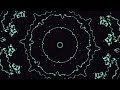 Onyx & Aqua Kaleido Neon — 4K 10 Hour Screensaver Loop