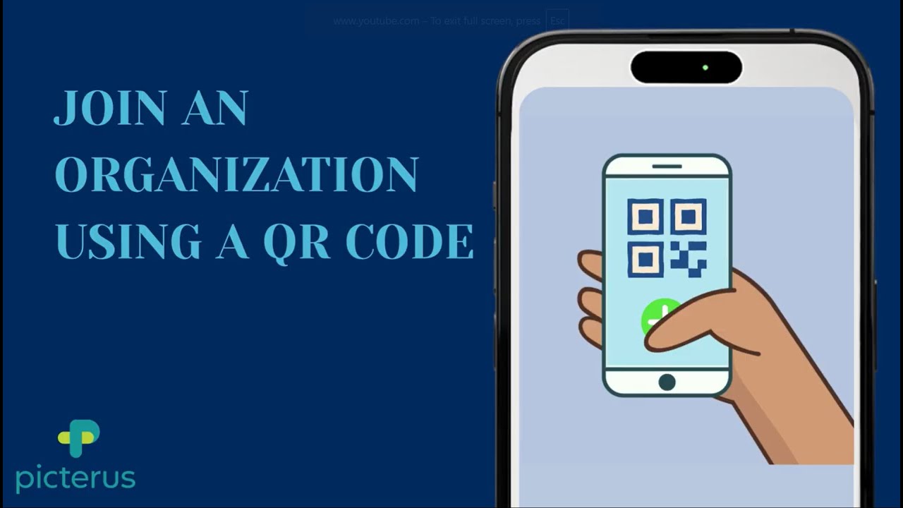 Join an Organization using a QR code - YouTube
