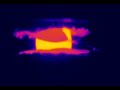 Uniaxial compression in a gleebles v40  observed using a thermal imaging camera