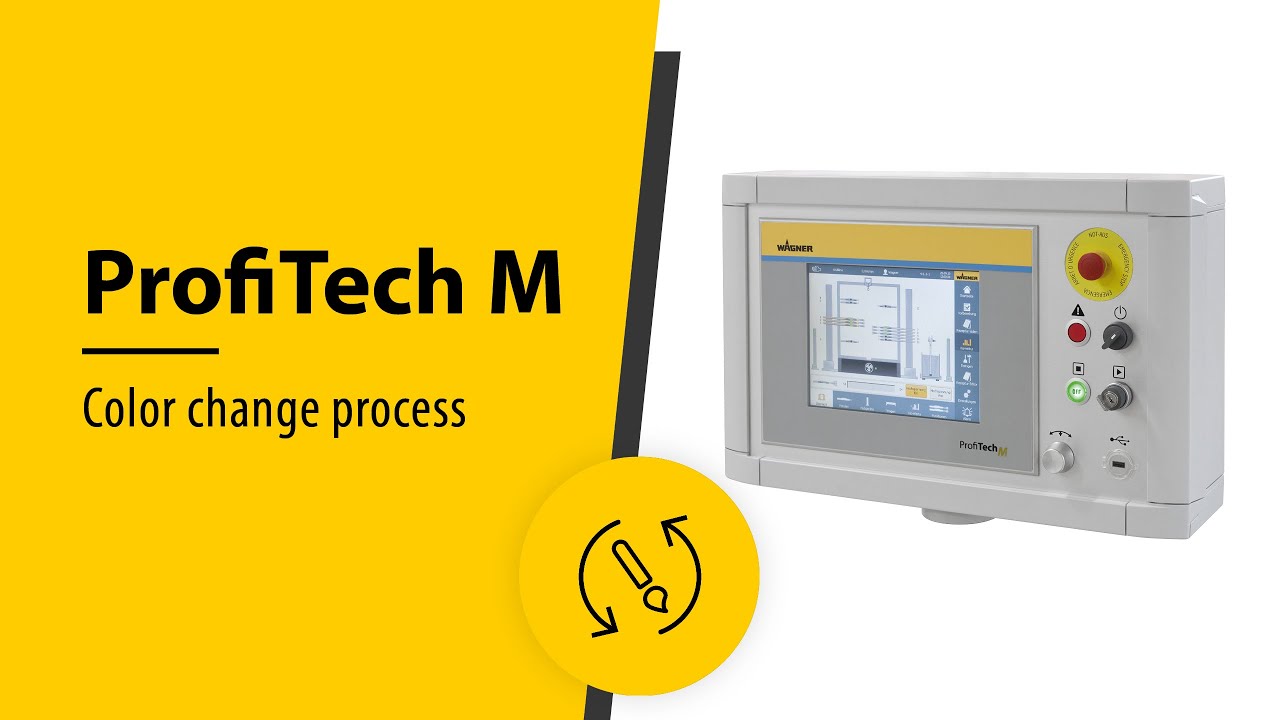 Control system ProfiTech M: Color change process