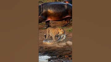 Amazing Leopard bitting a python #shorts #animals #wildlife #leopard #animalworld