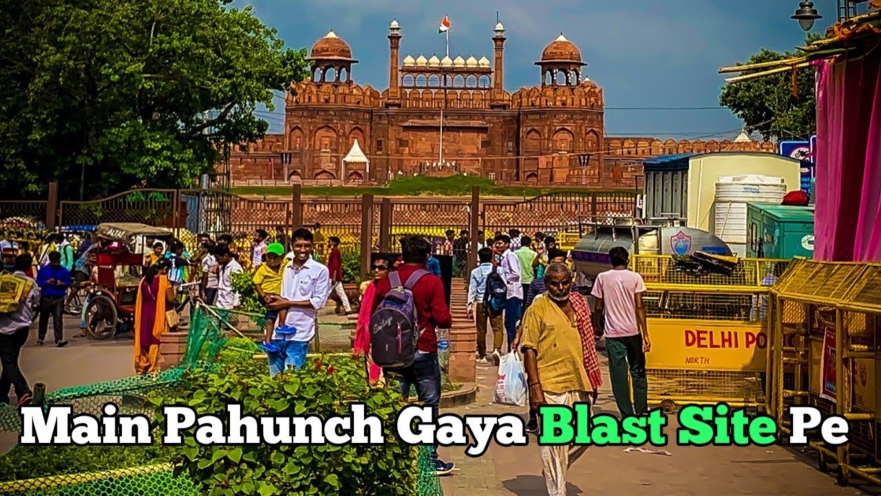 Main Pahunch Gaya Blast Site | Delhi Bomb Blast Ground Reality Vlog. 