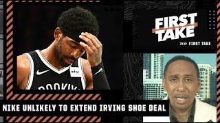 Stephen A. reacts to Nike being unlikely to extend Kyrie Irving’s shoe deal | First Take