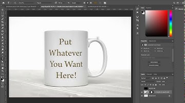 How to edit smart object on mug mockup