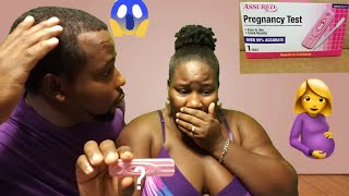 OUR PREGNANCY TEST RESULT....😭
