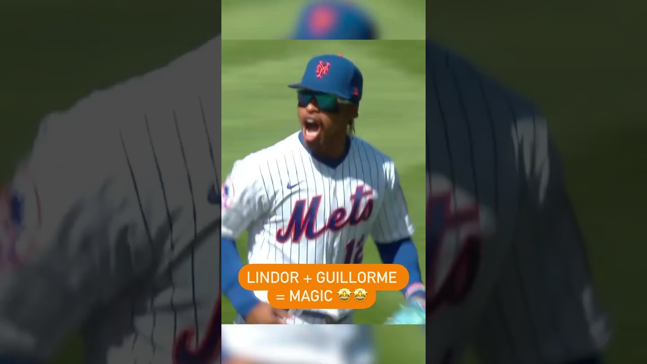 As smooth as it gets from Francisco Lindor and Luis Guillorme 😮‍💨 