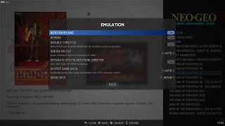 RetroBat - Neo Geo Bios Selection For MAME Neo Geo Bios Mame4droid