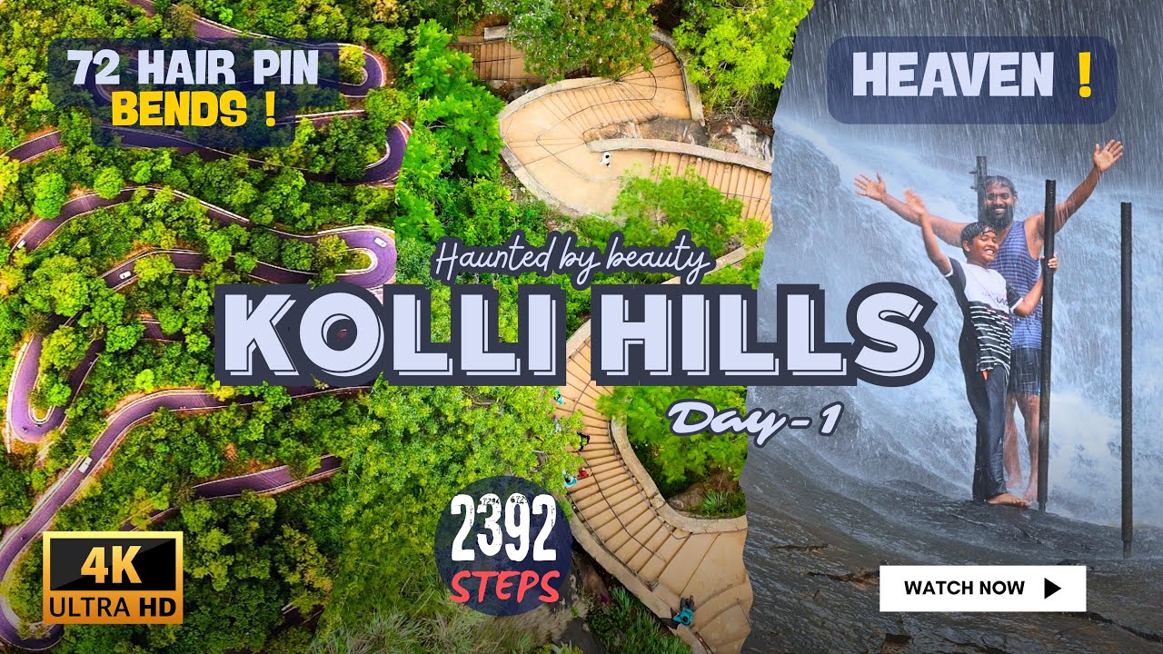 🌄 மனதை மயக்கும் KOLLI HILLS VLOG | DAY 1 🛣️✨#smilingfeathers