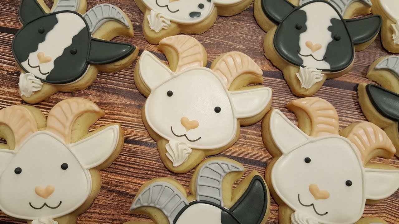 Goat Sugar Cookies on Kookievision by Sweethart Baking Experiment YouTube