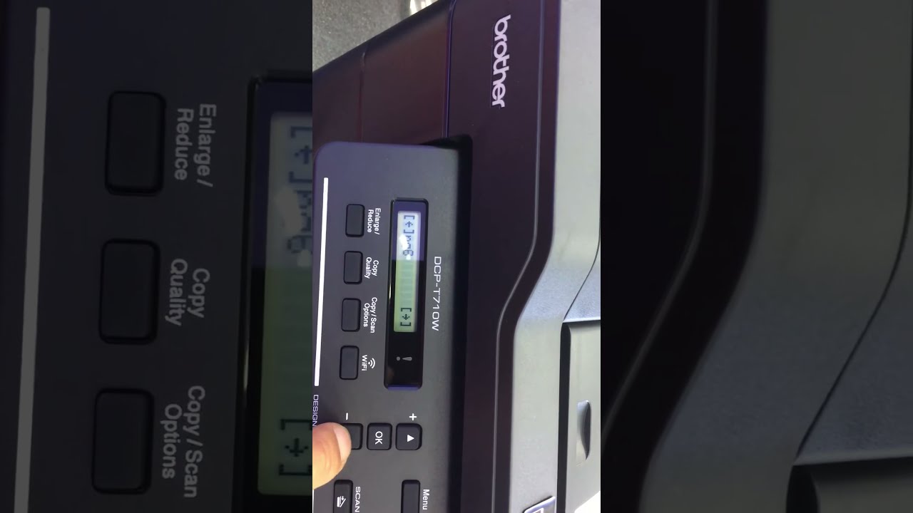 Brother DCPT710W Wifi Setup [NCK Code] YouTube